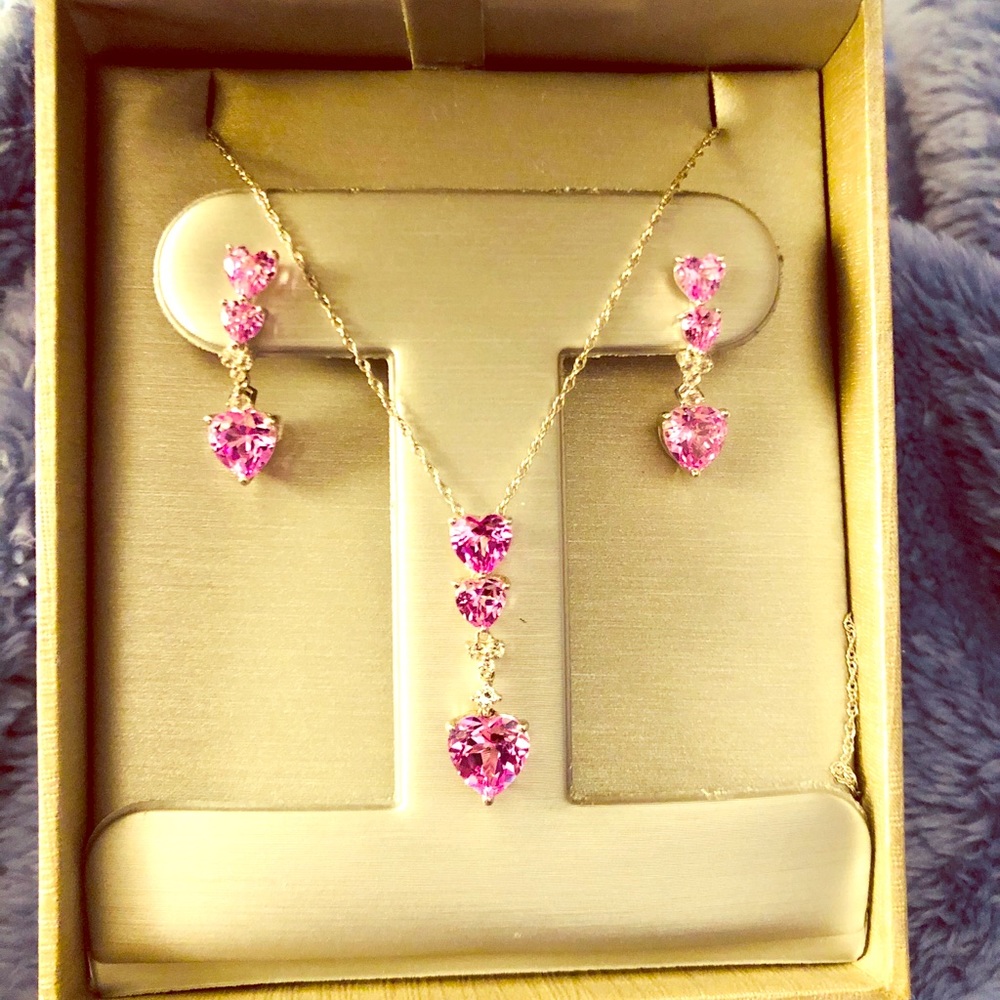 Zales Necklace & Earrings Set